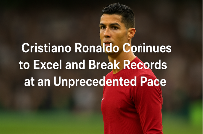 Cristiano Ronaldo Continues to Excel and Break Records at an Unprecedented Pace